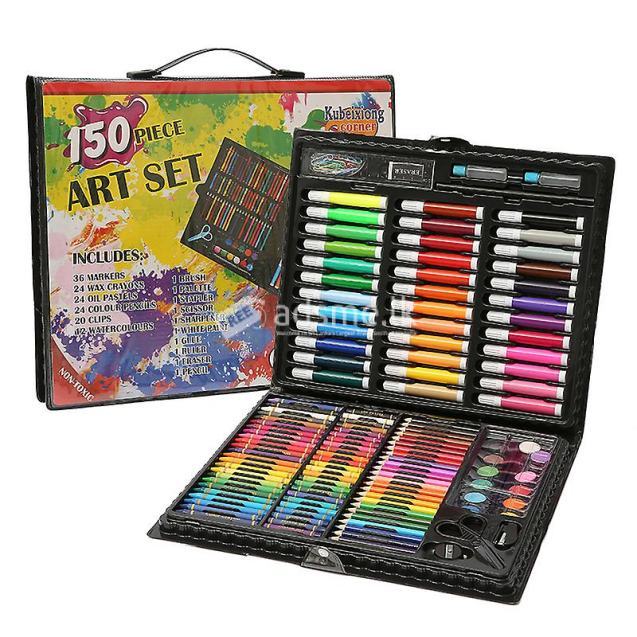 150 Pcs Deluxe Art Set - Artist Drawing Painting & Equipments