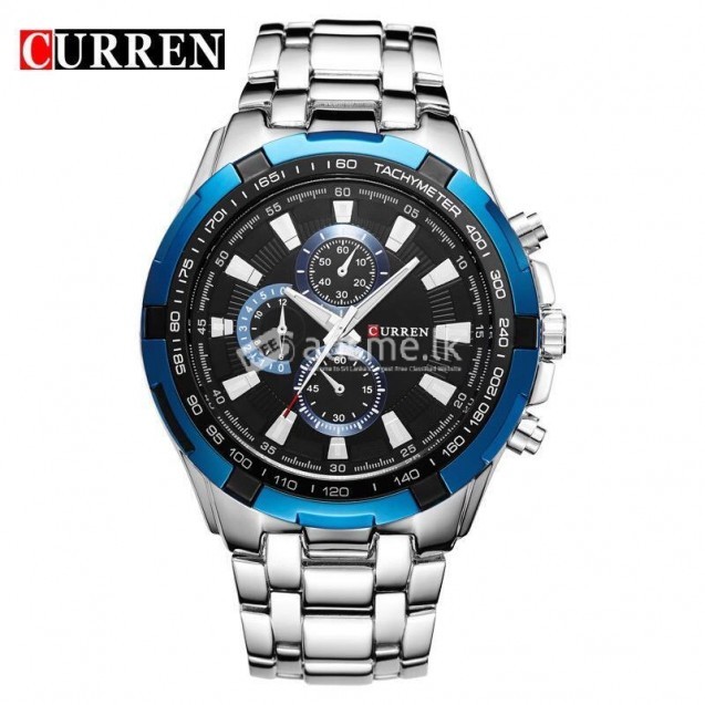 CSB377 Current Silver Blue mens watch