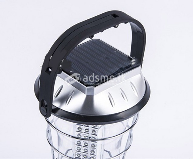 63 LED Rechargeable Solar Camping Lantern Emergency Light
