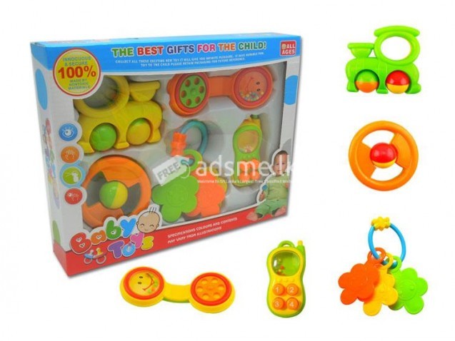 5-in-1 Baby Rattle Set