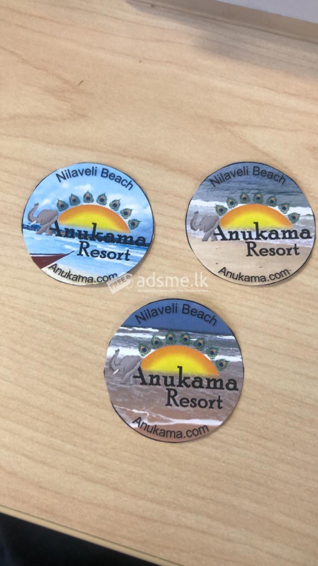 Wooden key tags, magnets and souvenirs
