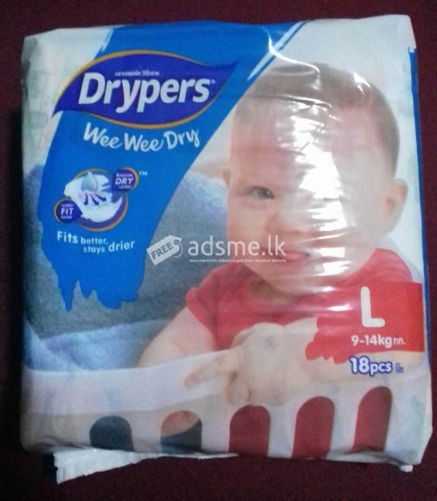 Drypers wee wee dry diaper pack
