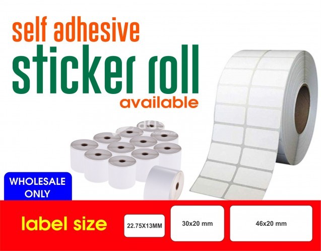 self adhesive sticker roll