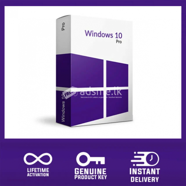 GENUINE WINDOWS 10 PROFESSIONAL 32/64 BIT PRO PERMANENT ACTIVATION ...