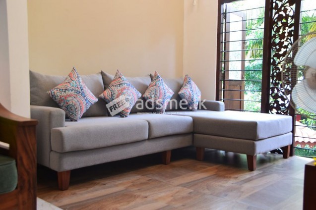TV area customize L-shape sofa