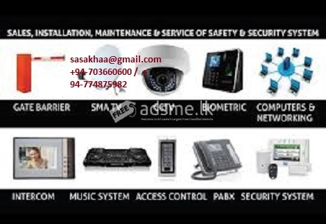 CCTV /PABX Intercom/AC/ Finger access/ Electrical projects)Repair/Maintenance