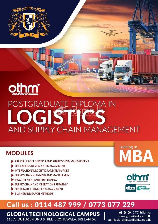 Post Graduate Diploma in Logistics & Supply Chain Management