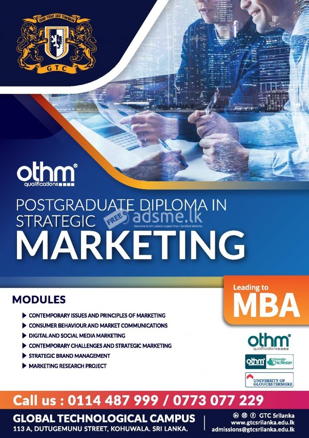 Post Graduate Diploma in Strategic Marketing