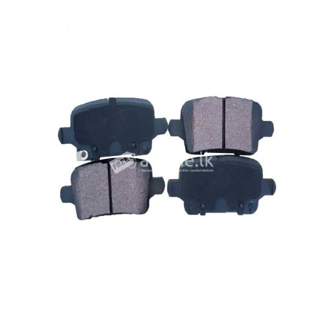 Semi-metallic ceramic brake pads