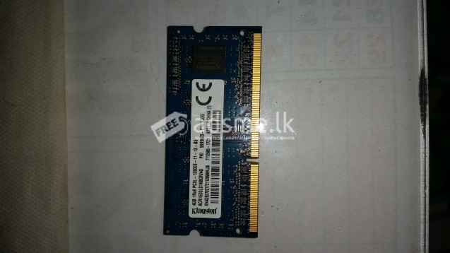 DDR3 4GB RAM Laptop