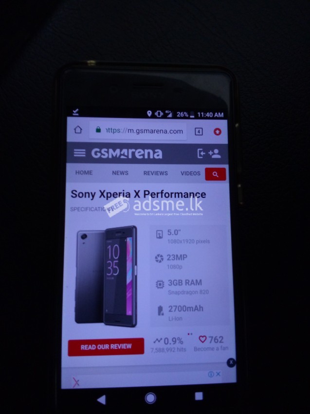 Sony Xperia X Performance  (Used)