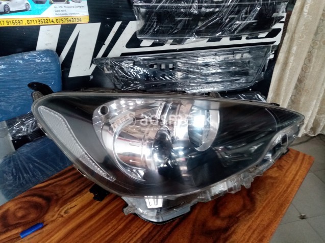 Aqua black base headlights