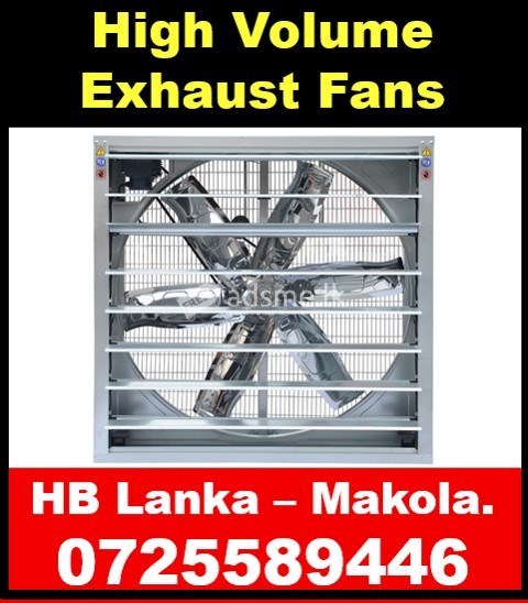 Wall Exhaust  fans fans sale srilanka, Belt driven shutter fans, high volume fans srilanka,wall exhaust fans srilanka