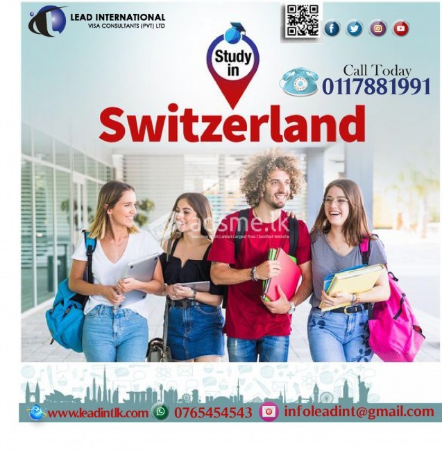 Study in Switzerland (ස්විට්සර්ලන්තයේ අධ්‍යාපනට අවස්ථා)
