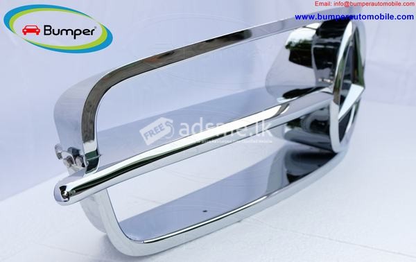 Mercedes 190 SL Roadster front grille 1955-1963 Stainless steel Polished