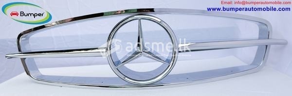 Mercedes 190 SL Roadster front grille 1955-1963 Stainless steel Polished