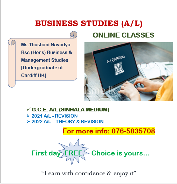 Business Studies and Economics A/L
