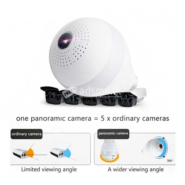 CCTV Panoramic Bulb Camera