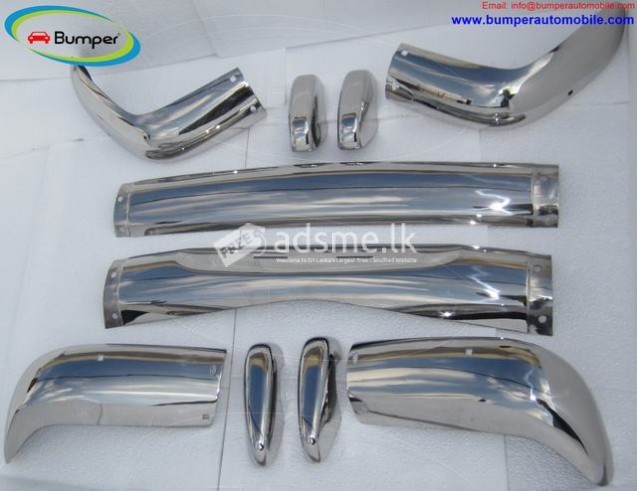Volvo Amazon 122S EU version bumpers, stainless steel