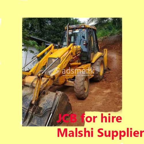 Malshi Suppliers JCB for hire Mirigama