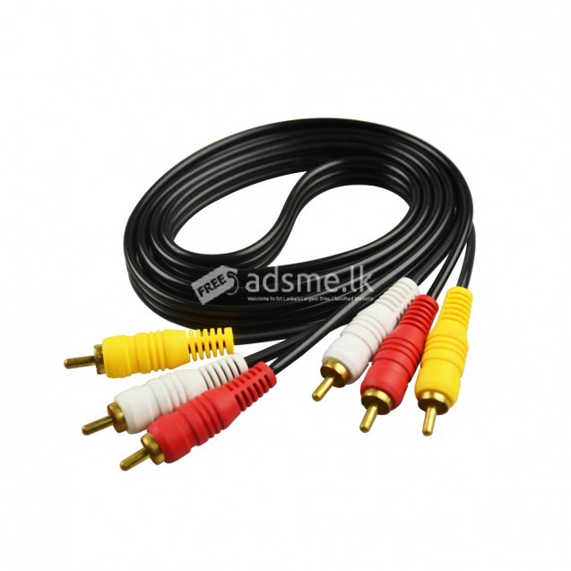 3 RCA Cable 1.5M - 10M