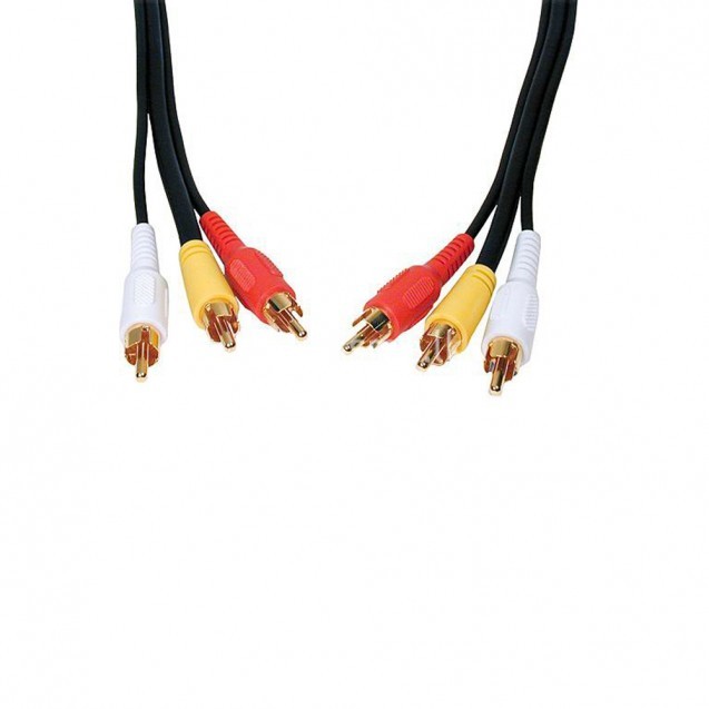 3 RCA Cable 1.5M - 10M