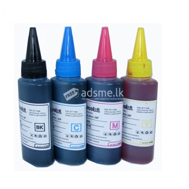4 Colour  Refill Printer cartridge dye ink