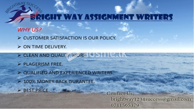 BRIGHTWAY SUCCESS ASSIGNMENT WRITERS