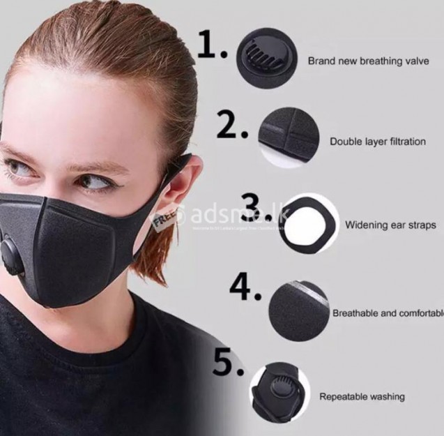 Fashion Mask with Respirator
