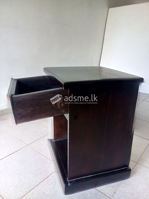 Teak bed Side Cupboard