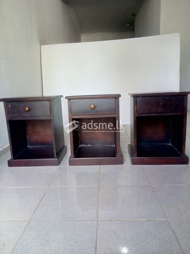 Teak bed Side Cupboard