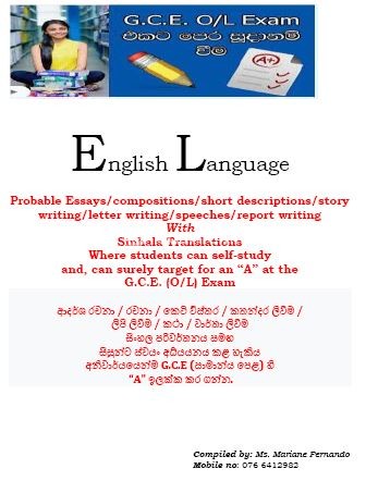 SELF STUDY ENGLISH ESSAY BOOKLET FOR GCE O/LEVEL STUDENTS