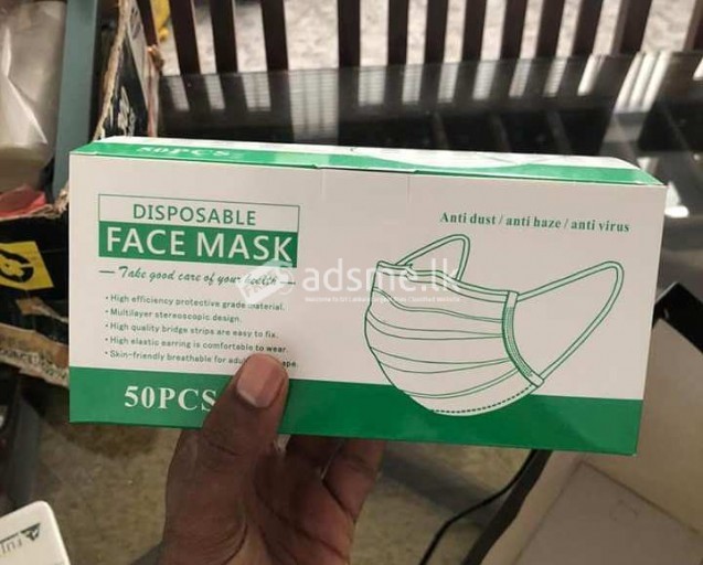 Face mask 3 ply