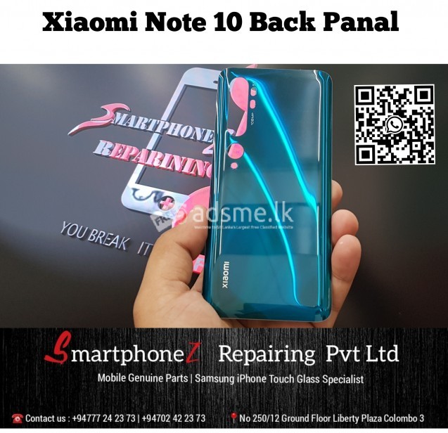 Xiaomi Note 10 Original Back Glass