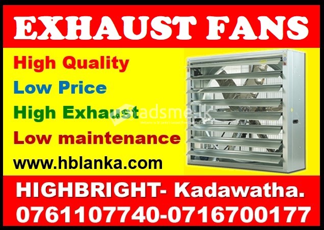 Exhaust fans price  for sale srilanka ,air coolers systems fans
