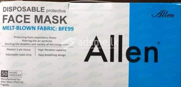 Surgical  Mask  Allen  Brand  New  Stock  Arrival.