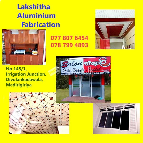 Lakshitha Aluminium Fabrication -Aluminium Pantry Cupboard.