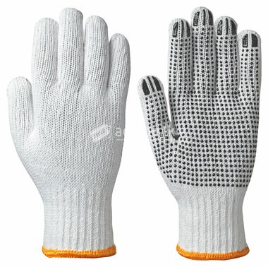 Dotted cocotton gloves