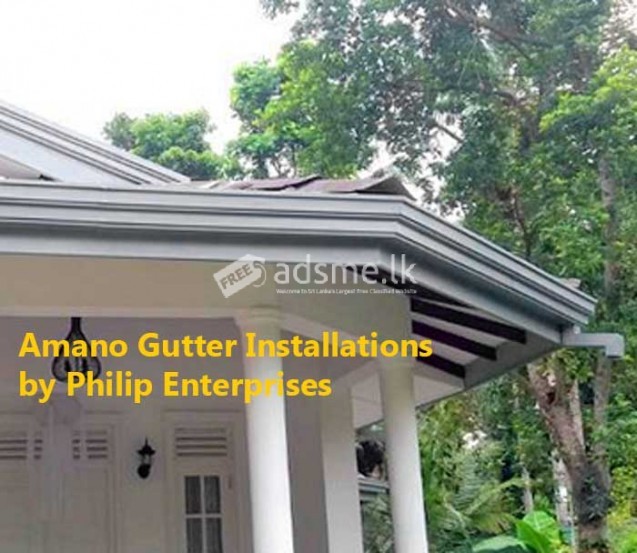 Amano Gutters Installation - Philip Enterprises