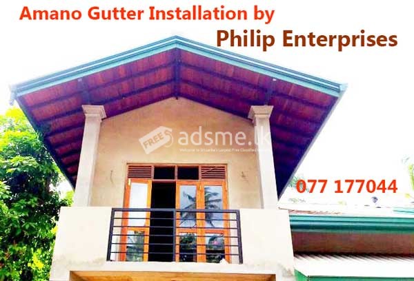 Amano Gutters Installation - Philip Enterprises