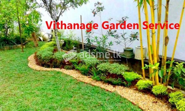 Landscaping in Kaduwela - Vithanage Garden Service.