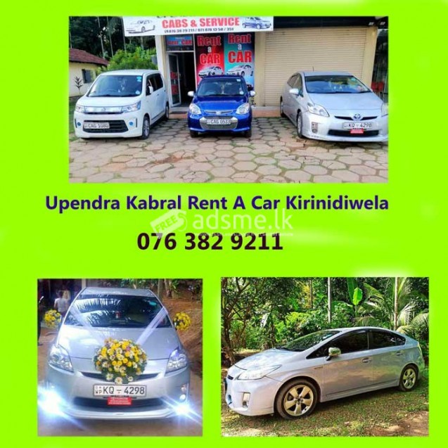 Cab Service in Kirindiwela - Upendra Kabral Rent a Car.