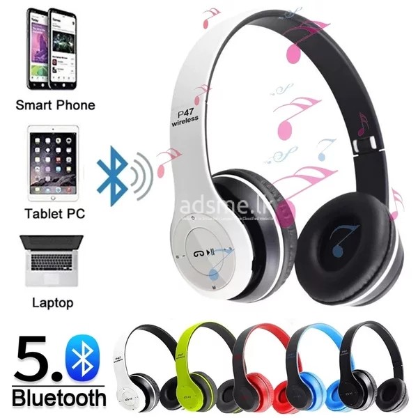 P47 Headset Wireless Bluetooth Stereo Headphones