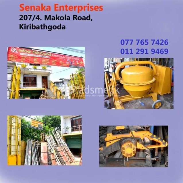 Construction Equipment Supplier in Kiribathgoda - Senaka Enterprises.