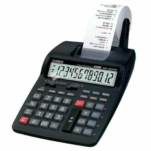 Casio HR-100RC Compact Printing Calculator