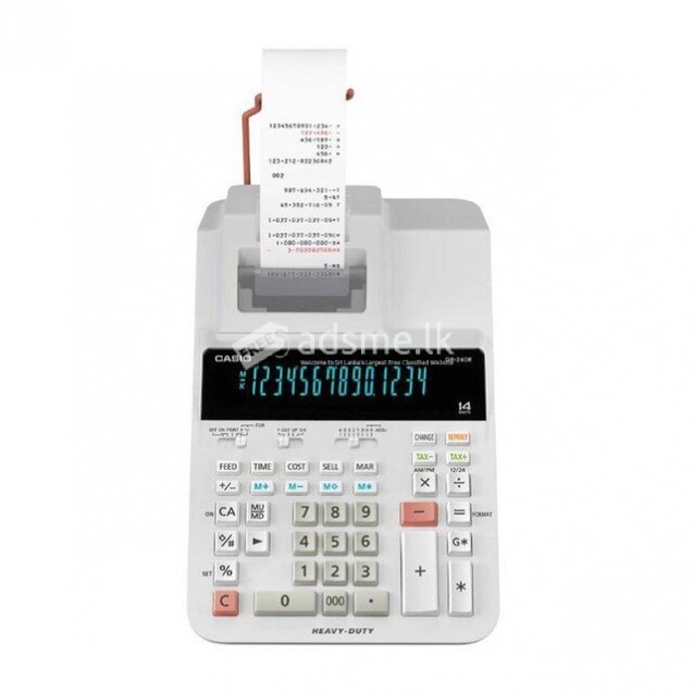 DR-240R Casio 14 Digits Heavy-Duty Printing Calculator