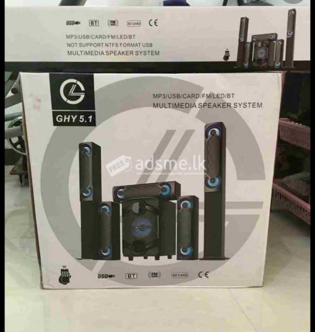 Brand new Malaysian Home theater GHY 5.1