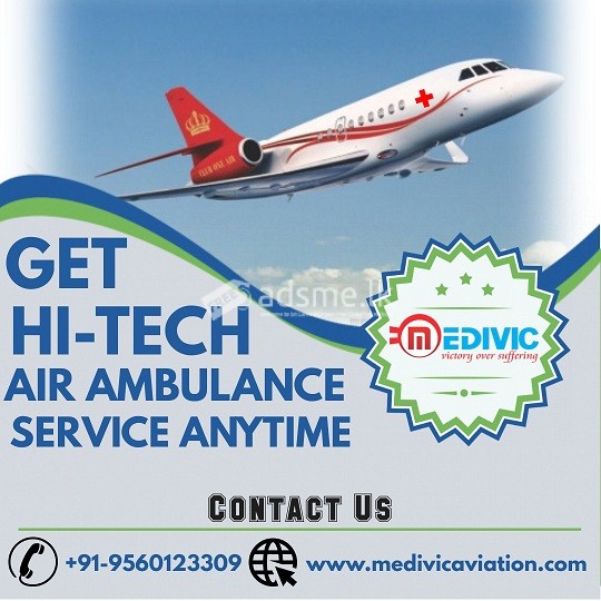 Choose Medivic Air Ambulance Services in Guwahati with the Finest ICU Setup