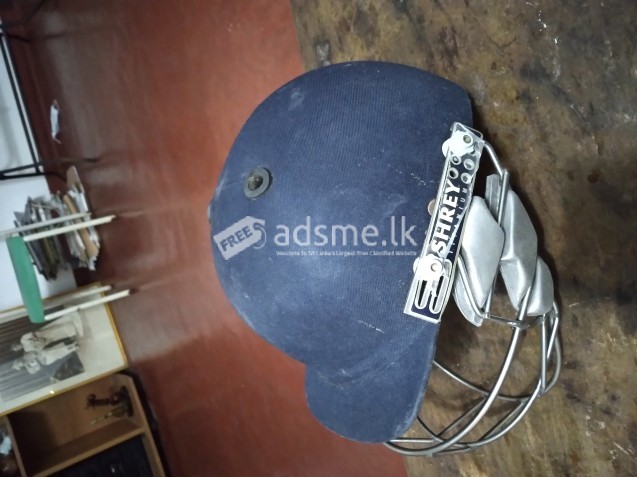 Second hand shrey cricket helmet for sale