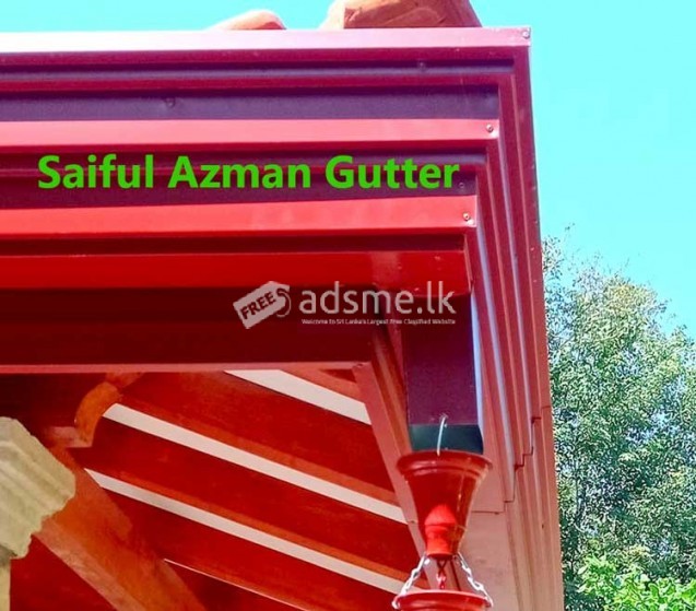 Amano Gutter Installation Kalutara - Saiful Azman Gutter.